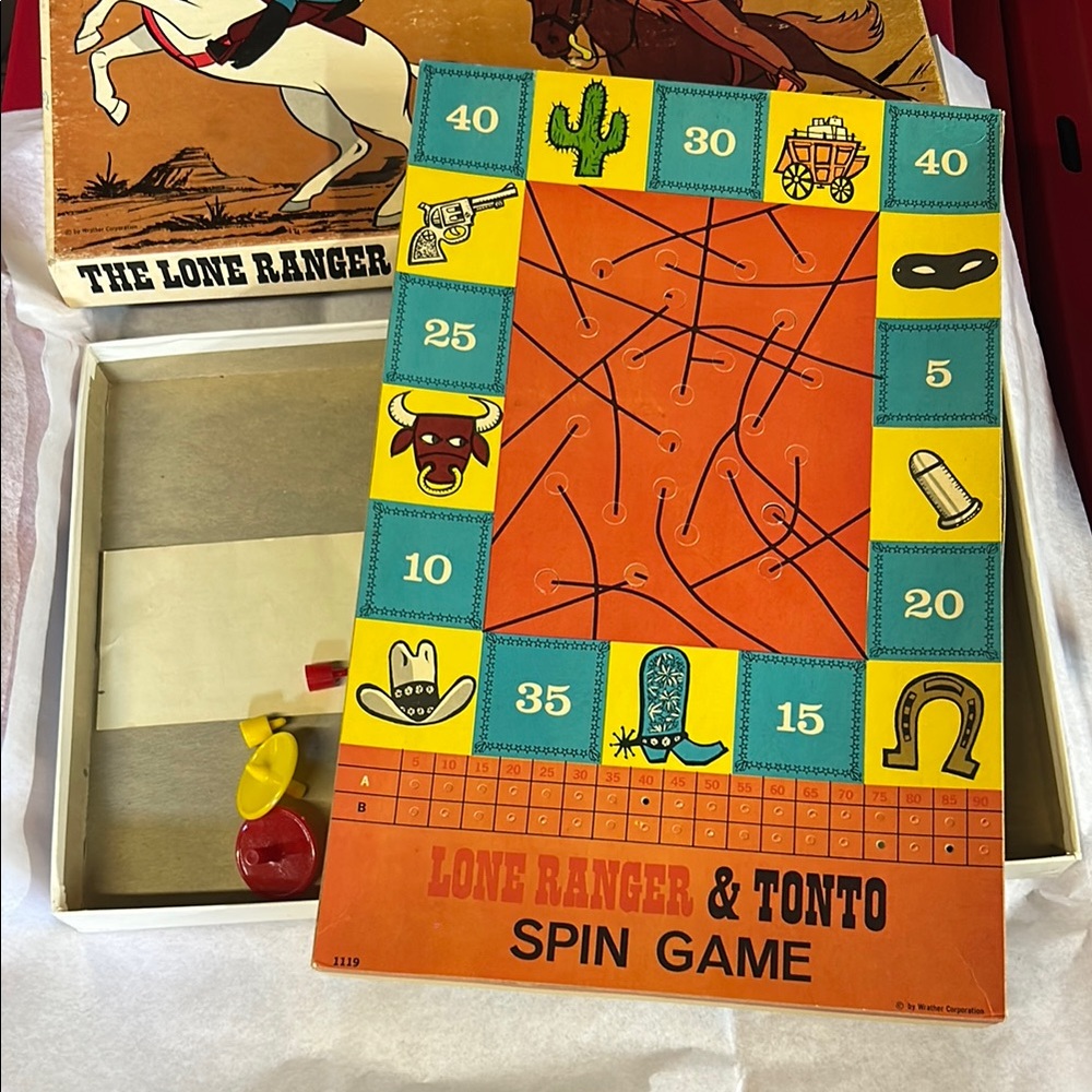 Vintage The Lone Ranger & Tonto Game - - Picture 2 of 3